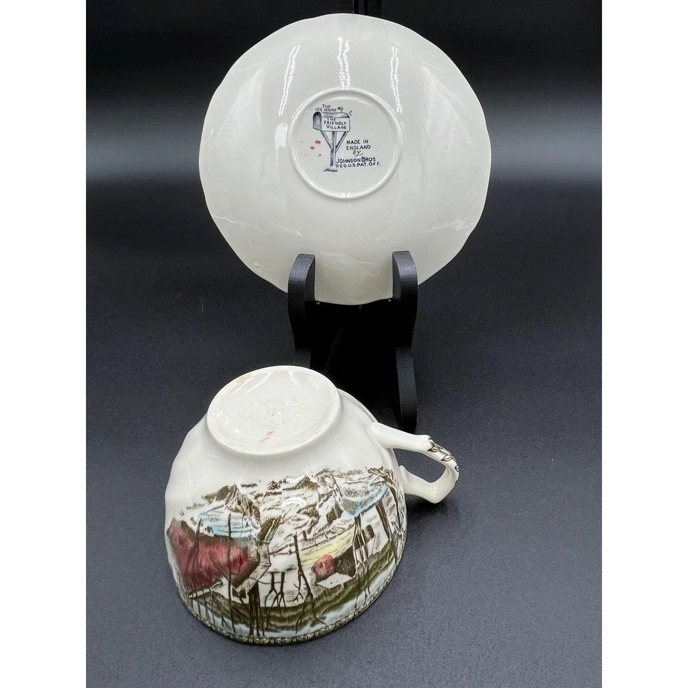 Johnson Brothers Friendly Village Teacup Set - The Ice House English China